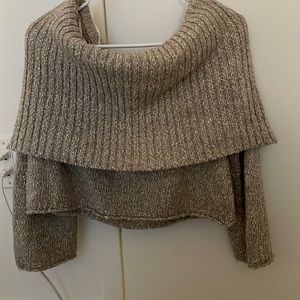 Off the shoulder sweater